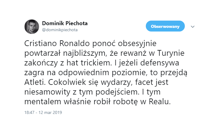 AMBITNY cel Ronaldo na rewanż z Atletico